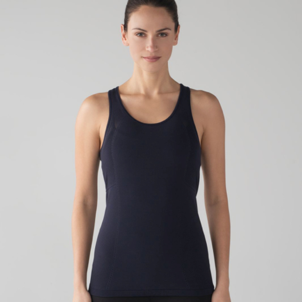 NWT Lululemon Reveal Racebrack SzL Midnight Navy